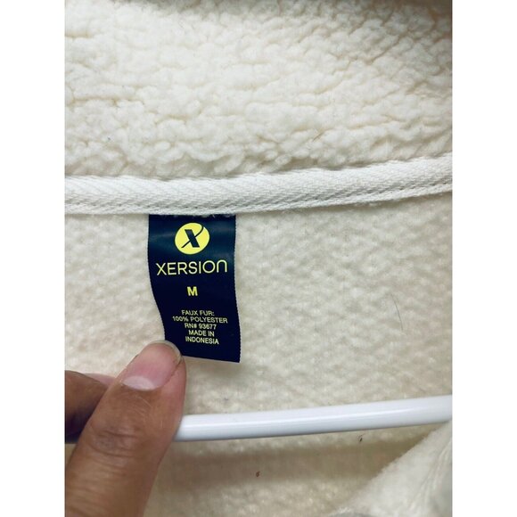 NEW Xersion Women’s Sweater Quitter Zip Soft Touch White Size M Comfort Waist - Picture 10 of 10